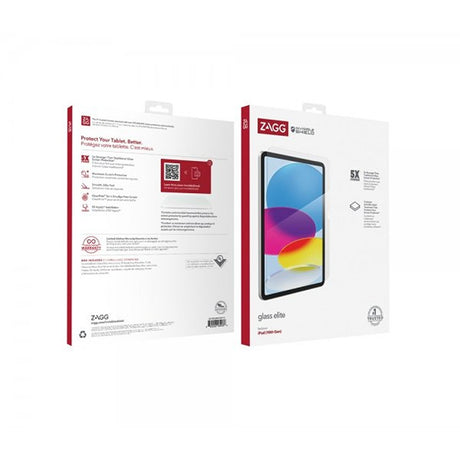 ZAGG InvisibleShield iPad 10.9 (gen 10)/iPad 11 (A16) Skärmskydd Glass Elite