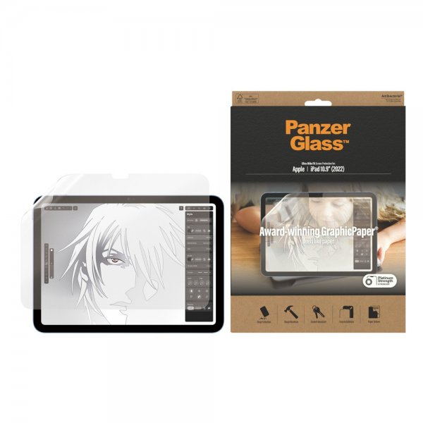 PanzerGlass iPad 10.9 (gen 10)/iPad 11 (A16) Skärmskydd GraphicPaper