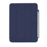 Pipetto iPad 10.9 (gen 10)/iPad 11 (A16) Fodral Origami No3 Pencil Case Mörkblå