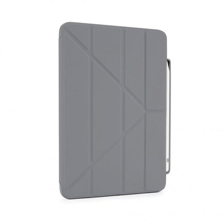 Pipetto iPad 10.9 (gen 10)/iPad 11 (A16) Fodral Origami No3 Pencil Case Mörkgrå