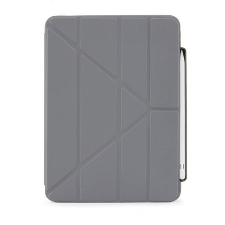 Pipetto iPad 10.9 (gen 10)/iPad 11 (A16) Fodral Origami No3 Pencil Case Mörkgrå