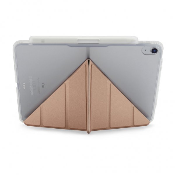 Pipetto iPad 10.9 (gen 10)/iPad 11 (A16) Fodral Origami No3 Pencil Case Roseguld