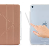 Pipetto iPad 10.9 (gen 10)/iPad 11 (A16) Fodral Origami No3 Pencil Case Roseguld