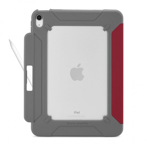 Pipetto iPad 10.9 (gen 10)/iPad 11 (A16) Fodral Origami No2 Pencil Shield Mörkröd