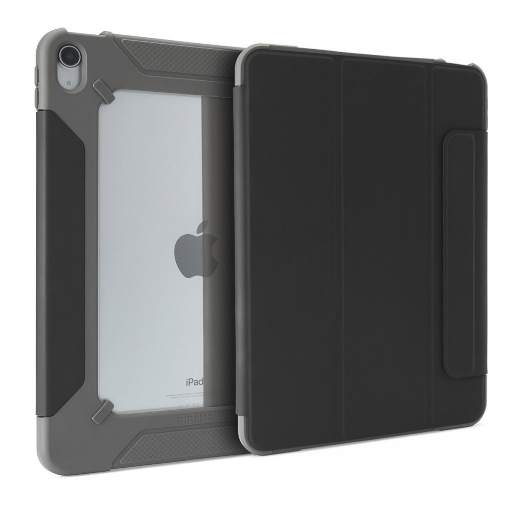 Pipetto iPad 10.9 (gen 10)/iPad 11 (A16) Fodral 360 Rugged Folio Svart