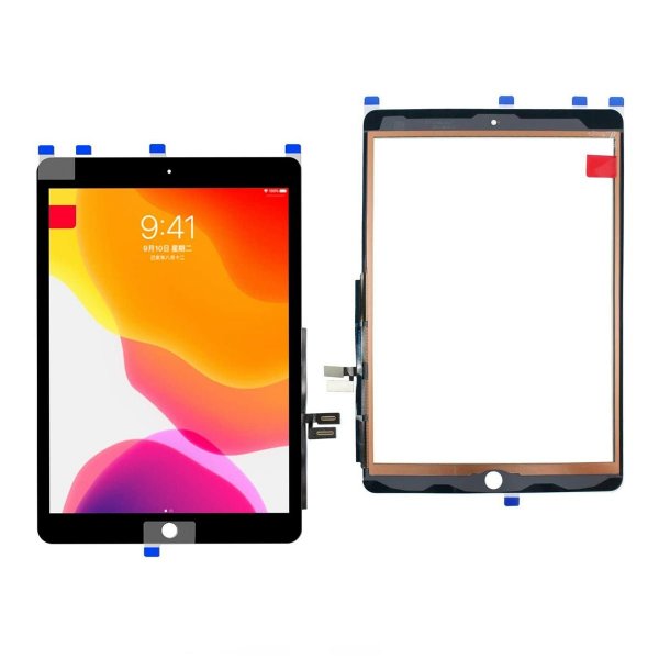 iPad 9 10.2 2021 Glas med Touchskärm Premium - Svart