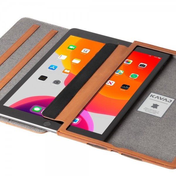 KAVAJ iPad 9.7 (gen 5/6) Fodral Hamburg Brun