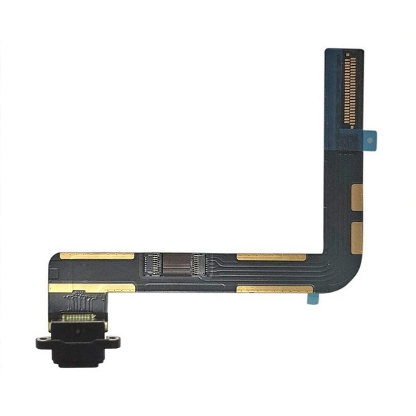 iPad 9 2021 Laddkontakt Flexkabel - Svart