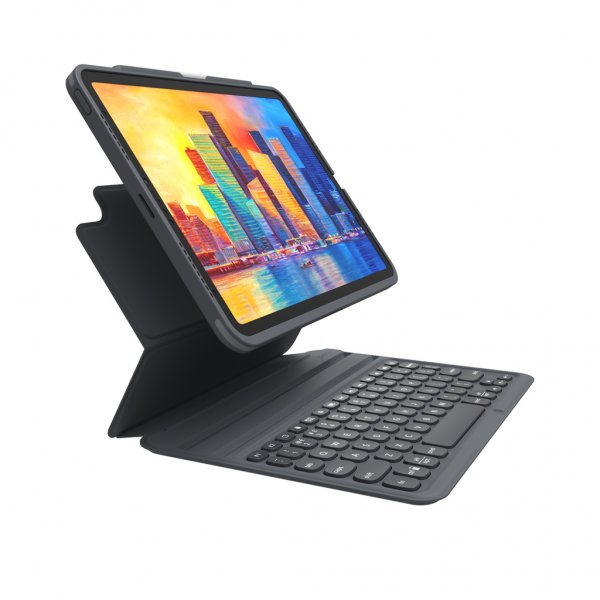 ZAGG iPad Air 10.9 (gen 4/5) Fodral med tangentbord Pro Keys Svart Grå