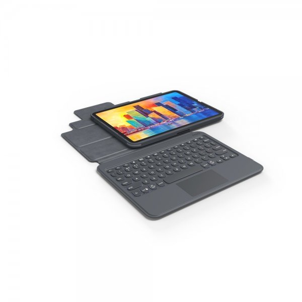 ZAGG iPad Air 10.9/iPad Pro 11 Fodral med tangentbord Pro Keys Trackpad Nordic Charcoal