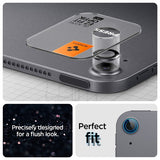 Spigen iPad Air 11 (M2/M3/M4)/iPad Air 13 (M2/M3/M4) Kameraskydd GLAS.tR EZ Fit Optik Pro Space Grey