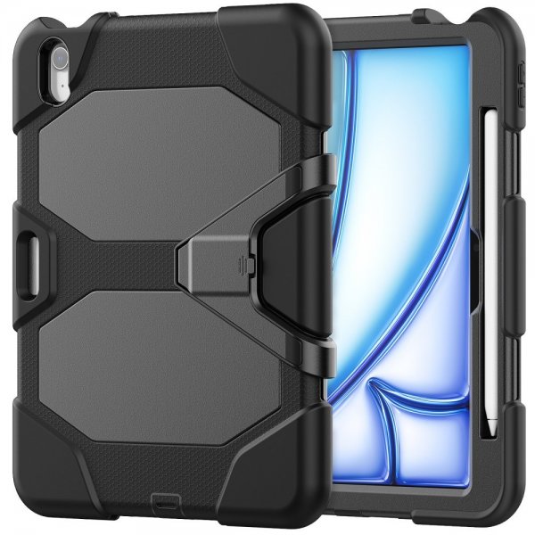 iPad Air 11 (M2/M3/M4) Skal Heavy Duty Armor Svart