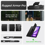 Spigen iPad Air 13 (M2/M3/M4) Fodral Rugged Armor Pro Svart