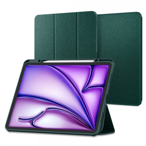 Spigen iPad Air 13 (M2/M3/M4) Fodral Urban Fit Midnight Green