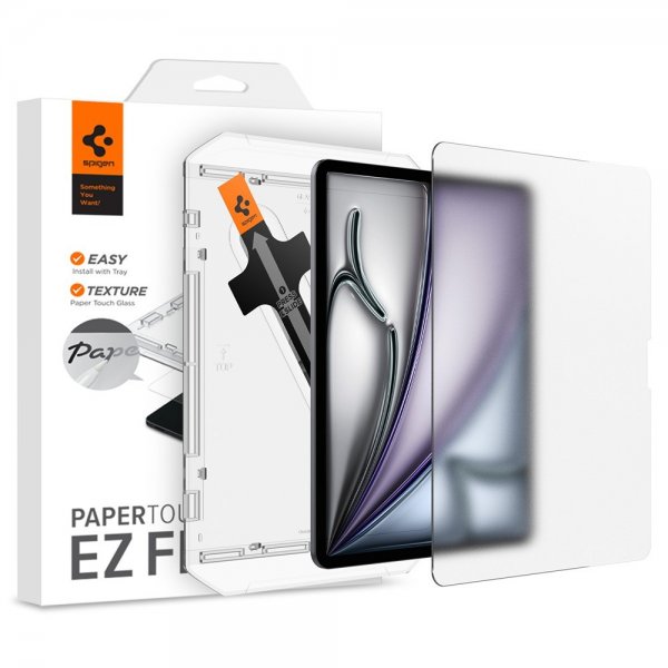 Spigen iPad Air 13 (M2/M3/M4) Skärmskydd Paper Touch EZ Fit