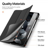Dux Ducis iPad Air 13 (M2/M3/M4) Fodral DOMO Series Svart