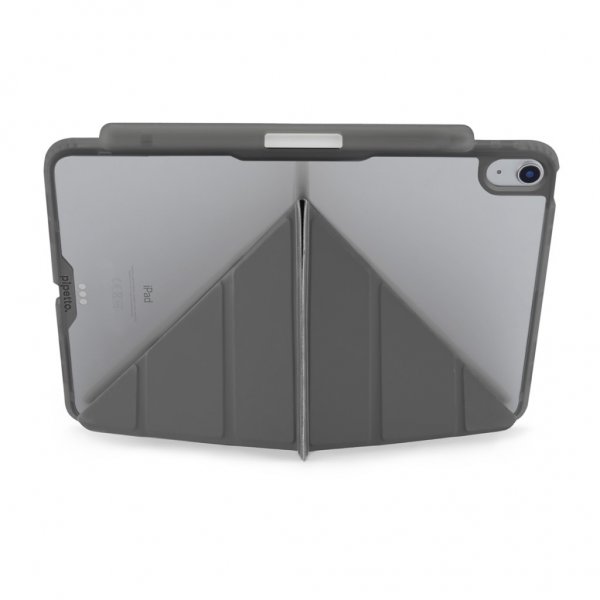 Pipetto iPad Air 13 (M2/M3/M4) Fodral Origami No3 Pencil Case Grå
