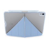 Pipetto iPad Air 13 (M2/M3/M4) Fodral Origami No3 Pencil Case Ljusblå