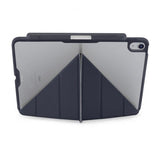 Pipetto iPad Air 13 (M2/M3/M4) Fodral Origami No3 Pencil Case Mörkblå