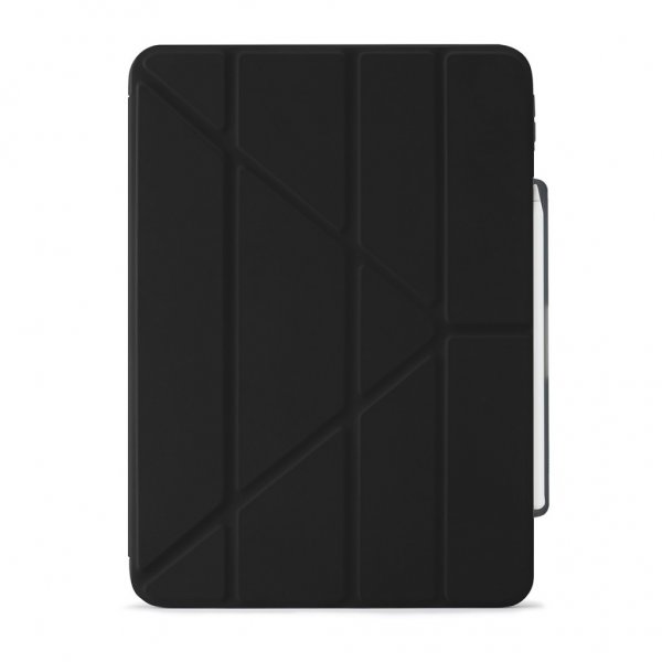 Pipetto iPad Air 13 (M2/M3/M4) Fodral Origami No3 Pencil Case Svart