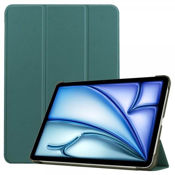 iPad Air 13 (M2/M3/M4) Fodral Trifold Grön