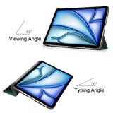 iPad Air 13 (M2/M3/M4) Fodral Trifold Grön