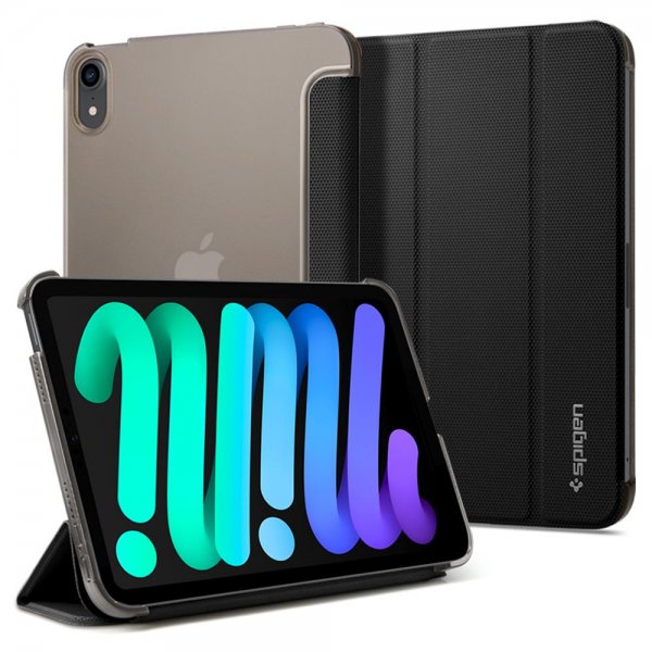 Spigen iPad mini (gen 6)/iPad mini (A17 Pro) Fodral Liquid Air Folio Svart