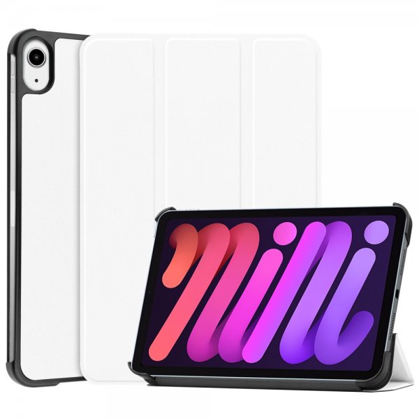 iPad mini (gen 6)/iPad mini (A17 Pro) Fodral Vikbart Smart Vit