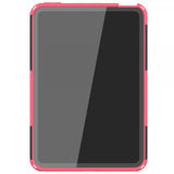 iPad mini (gen 6)/iPad mini (A17 Pro) Skal Däckmönster Stativfunktion Magenta