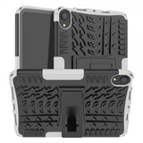 iPad mini (gen 6)/iPad mini (A17 Pro) Skal Däckmönster Stativfunktion Vit