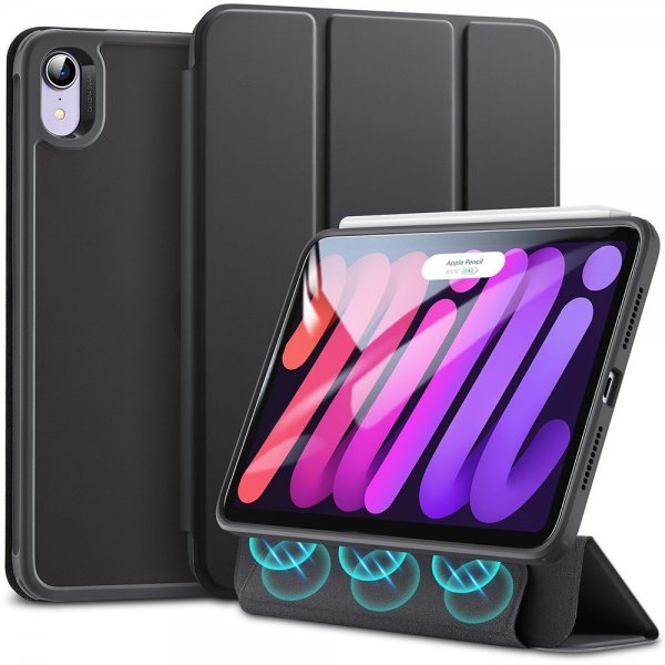ESR iPad mini (gen 6)/iPad mini (A17 Pro) Fodral Rebound Hybrid Svart