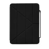 Pipetto iPad Pro 11 (gen 2/3/4) Fodral Origami No3 Pencil Case Svart