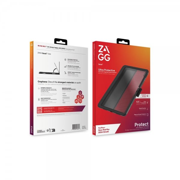 ZAGG iPad Pro 11 (M4/M5) Skal med Skärmskydd Denali Svart