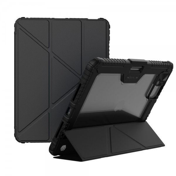 Nillkin iPad Pro 11 (M4/M5) Fodral Bumper Leather Case Pro Svart