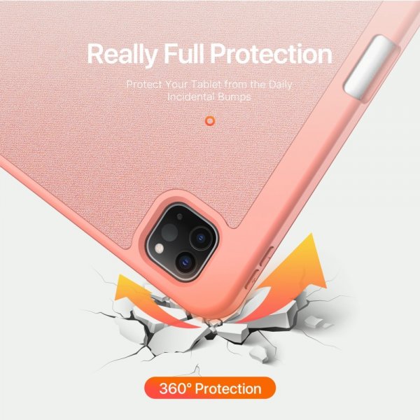 Dux Ducis iPad Pro 11 (M4/M5) Fodral DOMO Series Rosa