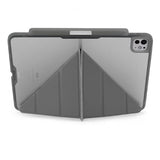 Pipetto iPad Pro 11 (M4/M5) Fodral Origami No3 Pencil Case Grå