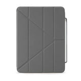 Pipetto iPad Pro 11 (M4/M5) Fodral Origami No3 Pencil Case Grå