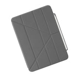 Pipetto iPad Pro 11 (M4/M5) Fodral Origami No3 Pencil Case Grå
