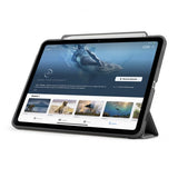 Pipetto iPad Pro 11 (M4/M5) Fodral Origami No3 Pencil Case Grå