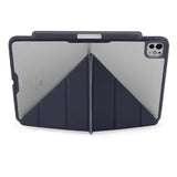 Pipetto iPad Pro 11 (M4/M5) Fodral Origami No3 Pencil Case Mörkblå