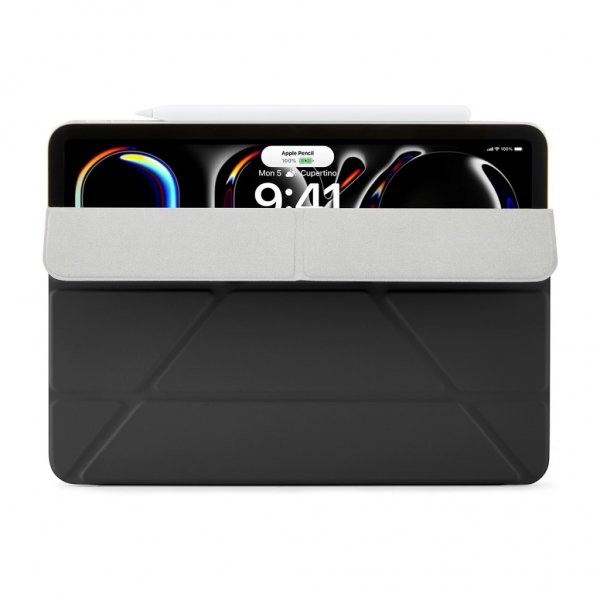 Pipetto iPad Pro 11 (M4/M5) Fodral Origami No4 Slim Folio Case Svart