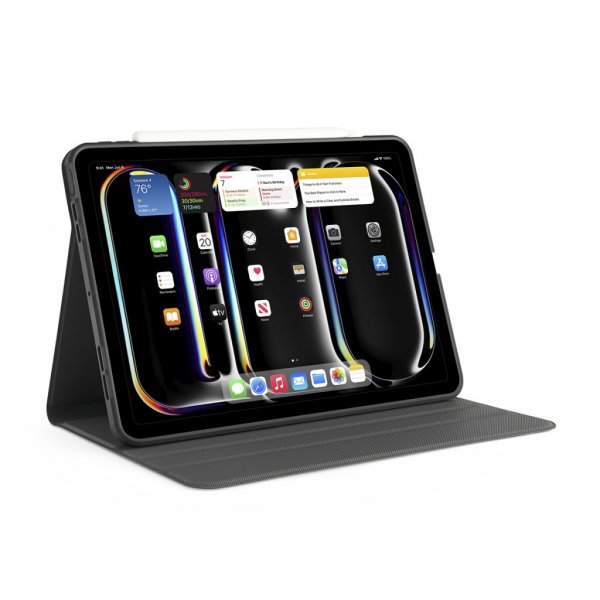 Pipetto iPad Pro 11 (M4/M5) Fodral Origami No5 Rotating Folio Case Svart