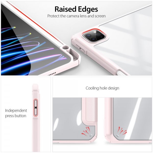 Dux Ducis iPad Pro 11 (M4/M5) Fodral TOBY Series Rosa