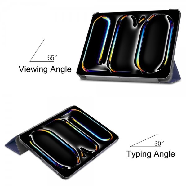 iPad Pro 11 (M4/M5) Fodral Trifold Blå