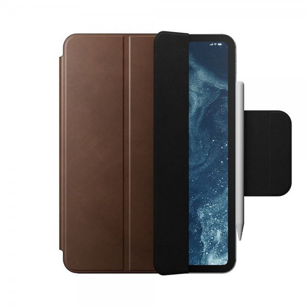 Nomad iPad Pro 11 (M4/M5) Fodral Leather Folio Brun