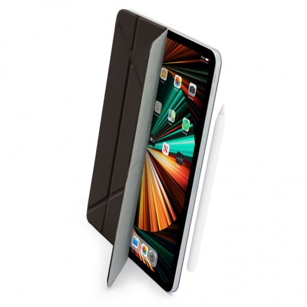 Pipetto iPad Pro 12.9 (gen 4/5/6) Fodral Origami No4 folio Svart