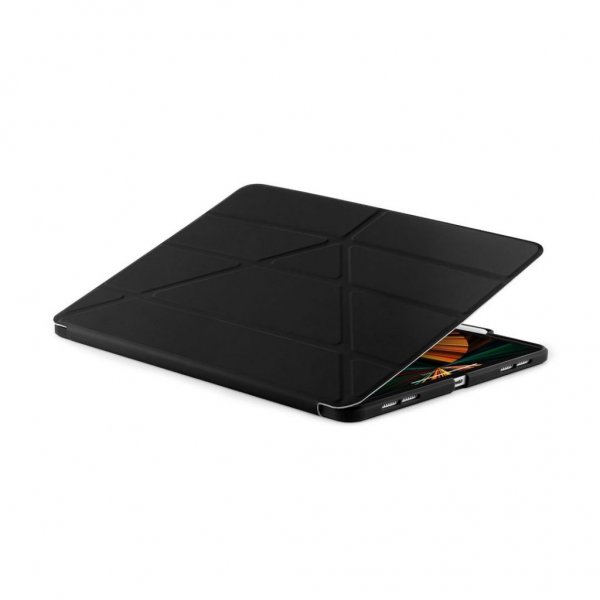 Pipetto iPad Pro 12.9 (gen 4/5/6) Fodral Origami No3 Pencil Svart