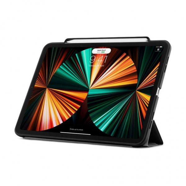 Pipetto iPad Pro 12.9 (gen 4/5/6) Fodral Origami No3 Pencil Svart