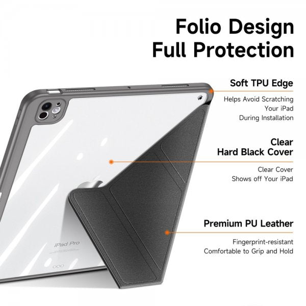 Dux Ducis iPad Pro 13 (M4/M5) Fodral Magi Series Grå