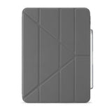 Pipetto iPad Pro 13 (M4/M5) Fodral Origami No3 Pencil Case Grå